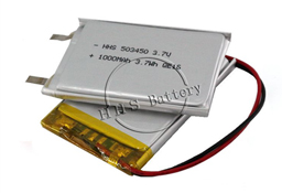 3.7v 503450 1000mAH Lipo可(kě)充電(diàn)锂聚合物(wù)電(diàn)池，带PCB，用(yòng)于GPS跟踪器