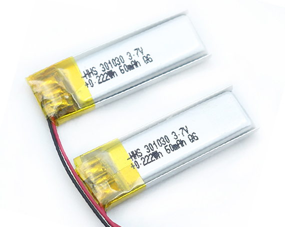 3.7v 60mah 锂聚合物(wù)電(diàn)池HHS 301030适用(yòng)于Mp3蓝牙手链腕表