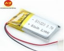 30mAH-500mAH - 501220 80mah聚合物(wù)電(diàn)池 3.7v 手环耳机電(diàn)池超小(xiǎo)蓝牙耳机電(diàn)池