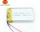 30mAH-500mAH - HHS 503040 500mAh聚合物(wù)锂電(diàn)池 3.7v 数码音箱锂電(diàn)池LED灯玩具電(diàn)池